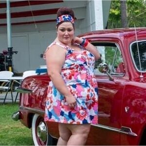 ModCloth x Barbie Retro Repercussions Babydoll Dress